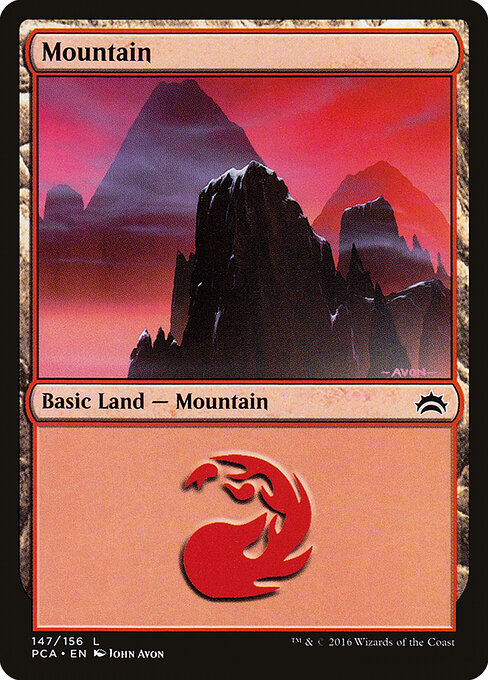 Mountain — Planechase Anthology #147, art by John Avon
