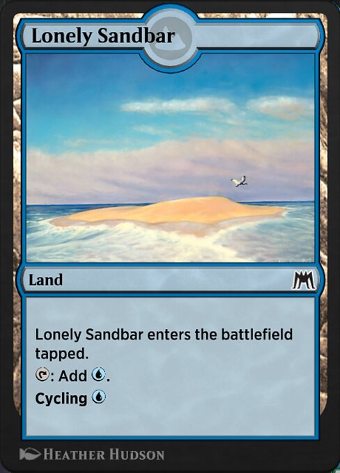 Lonely Sandbar — Historic Anthology 2 #23, art by Heather Hudson