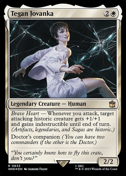 Tegan Jovanka — Doctor Who #633, art by Aurore Folny