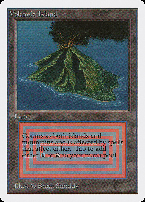 Volcanic Island — Unlimited Edition #287, art by Brian Snõddy