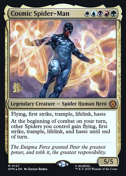 Cosmic Spider-Man — Marvel's Spider-Man Promos #127s, art by Zoltan Boros