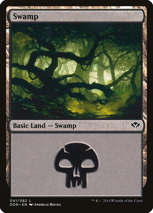 Swamp — Duel Decks: Speed vs. Cunning #41, art by Andreas Rocha