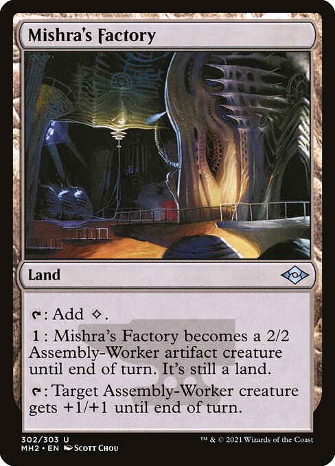 Mishra's Factory — Modern Horizons 2 #302, art by Scott Chou