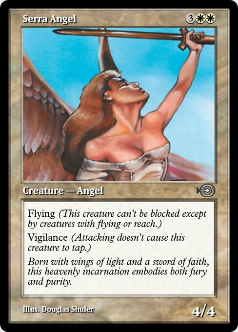 Serra Angel — Magic Online Promos #35942, art by Douglas Shuler