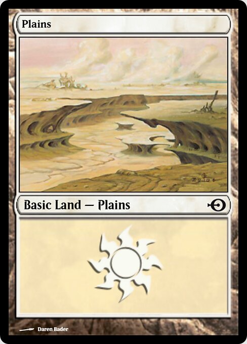Plains — Magic Online Promos #40098, art by Daren Bader
