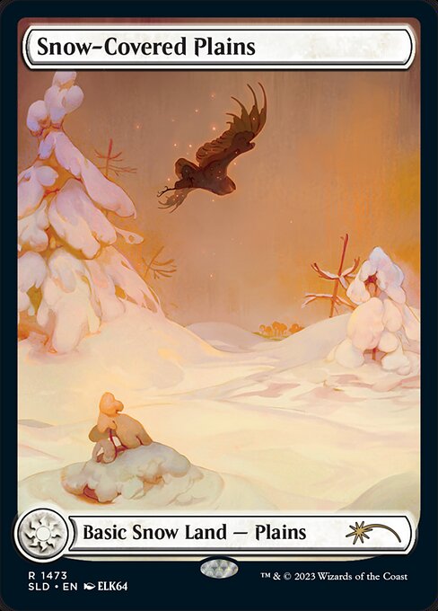 Snow-Covered Plains — Secret Lair Drop #1473, art by ELK64