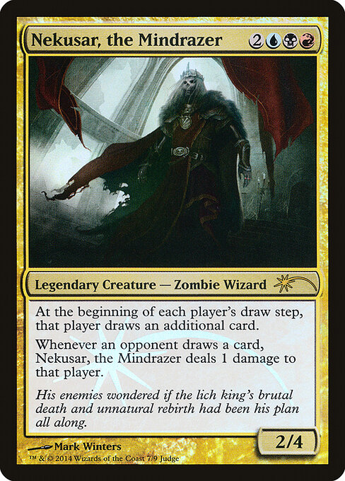 Nekusar, the Mindrazer — Judge Gift Cards 2014 #7, art by Mark Winters