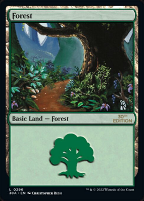 Forest — 30th Anniversary Edition #296, art by Christopher Rush