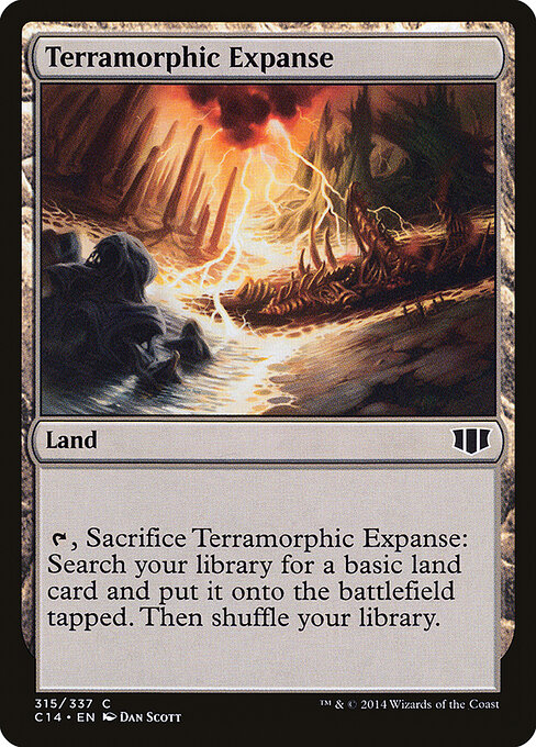 Terramorphic Expanse — Commander 2014 #315, art by Dan Murayama Scott