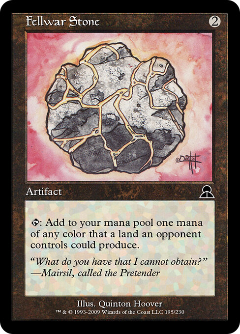 Fellwar Stone — Masters Edition III #195, art by Quinton Hoover