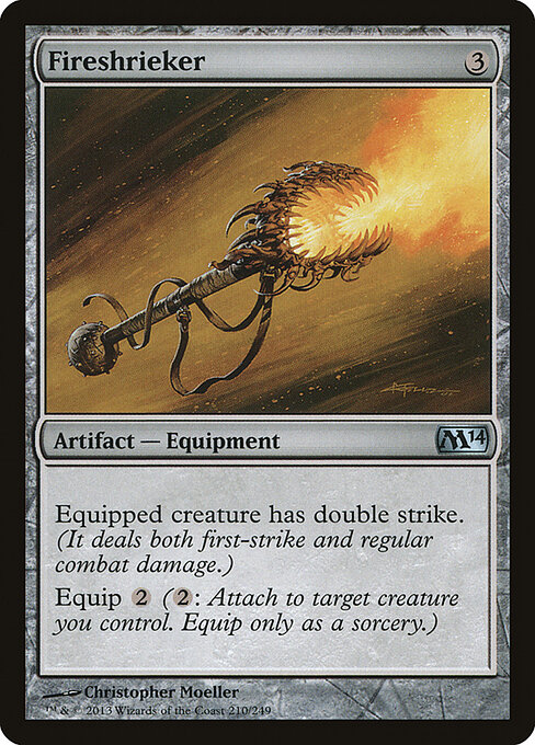 Fireshrieker — Magic 2014 #210, art by Christopher Moeller