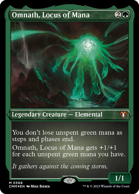 Omnath, Locus of Mana — Commander Masters #568, art by Mike Bierek