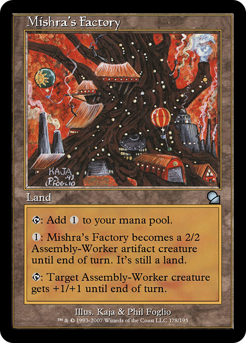 Mishra's Factory — Masters Edition #178, art by Kaja Foglio & Phil Foglio