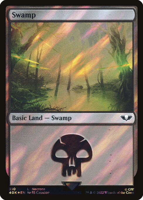 Swamp — Warhammer 40,000 Commander #310★, art by JB Casacop