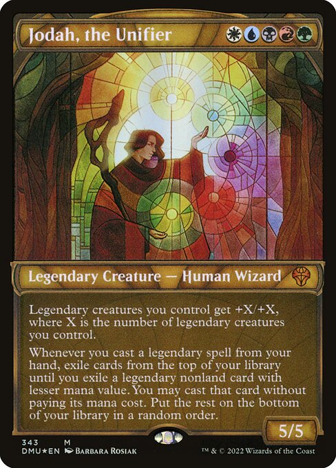 Jodah, the Unifier — Dominaria United #343, art by Barbara Rosiak