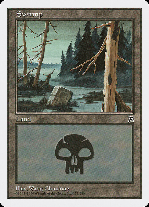 Swamp — Portal Three Kingdoms #173, art by Wang Chuxiong