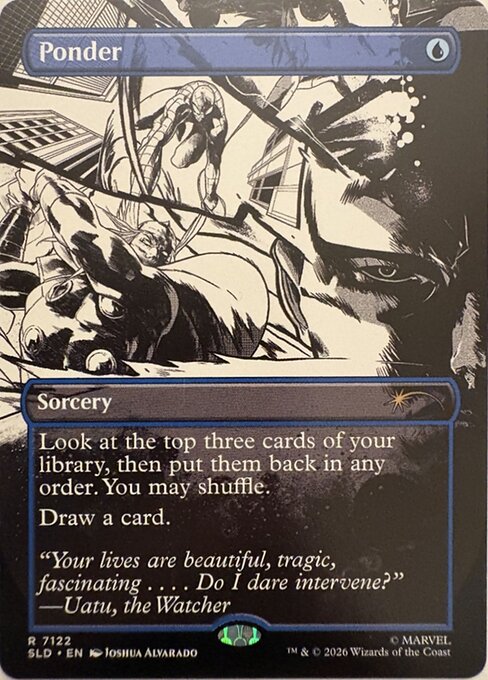 Ponder — Secret Lair Drop #7122, art by Joshua Alvarado