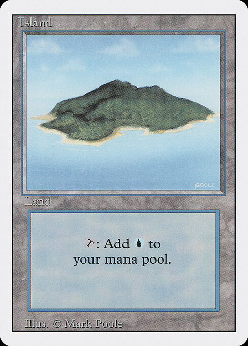 Island — Revised Edition #296, art by Mark Poole