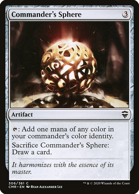 Commander's Sphere — Commander Legends #306, art by Ryan Alexander Lee