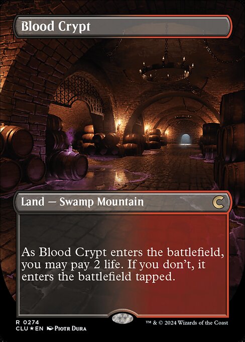 Blood Crypt — Ravnica: Clue Edition #274, art by Piotr Dura