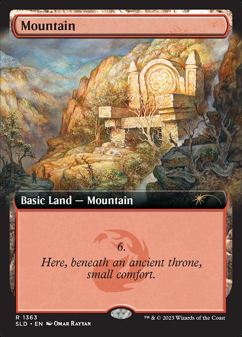 Mountain — Secret Lair Drop #1363, art by Omar Rayyan