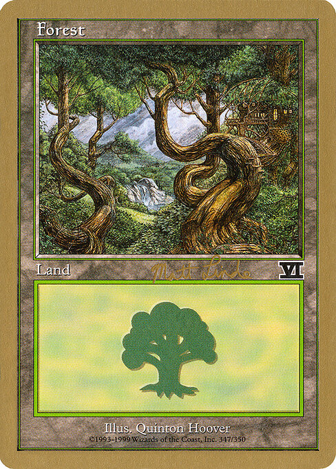 Forest — World Championship Decks 1999 #ml347b, art by Quinton Hoover