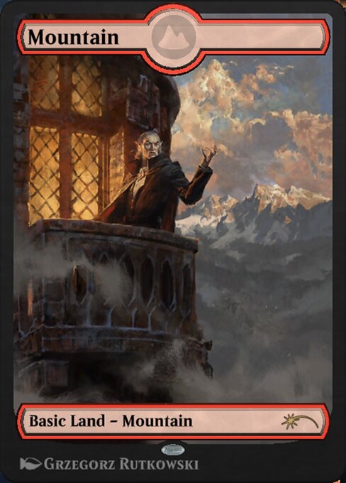 Mountain — MTG Arena Promos #265, art by Grzegorz Rutkowski