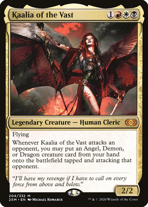 Kaalia of the Vast — Double Masters #204, art by Michael Komarck