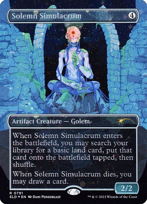 Solemn Simulacrum — Secret Lair Drop #791★, art by Dani Pendergast