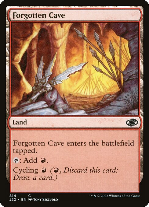 Forgotten Cave — Jumpstart 2022 #814, art by Tony Szczudlo