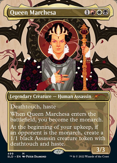 Queen Marchesa — Secret Lair Drop #499, art by Peter Diamond