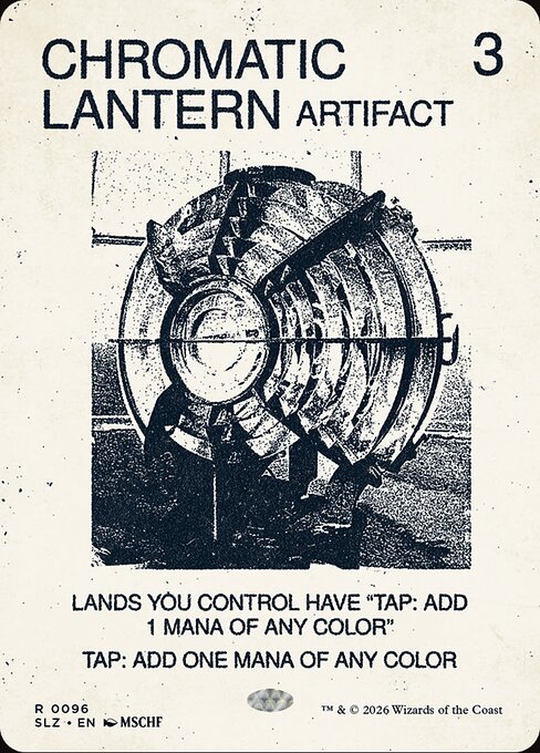 Chromatic Lantern — The Zeta Set #96, art by MSCHF