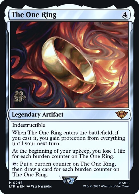 The One Ring — Tales of Middle-earth Promos #246s, art by Veli Nyström
