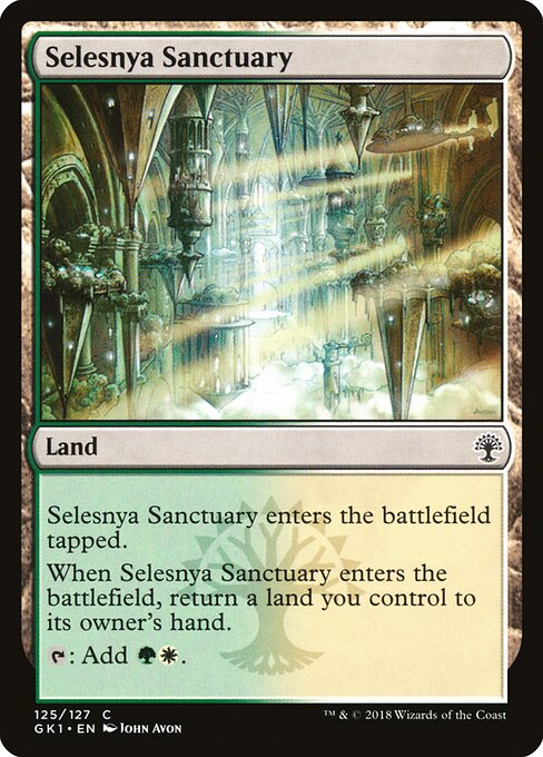 Selesnya Sanctuary — GRN Guild Kit #125, art by John Avon