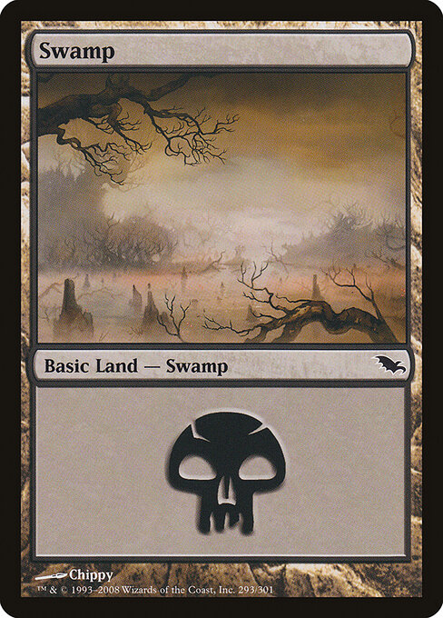 Swamp — Shadowmoor #293, art by Chippy