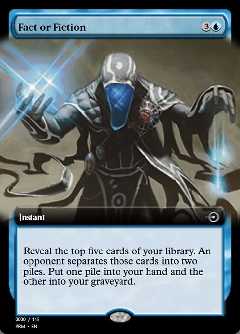 Fact or Fiction — Magic Online Promos #86126, art by Matt Cavotta