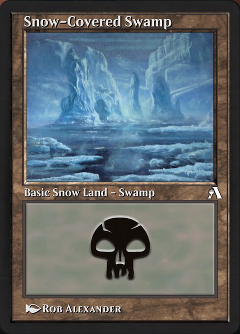 Snow-Covered Swamp — Arena New Player Experience #95848, art by Rob Alexander