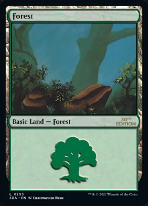 Forest — 30th Anniversary Edition #295, art by Christopher Rush