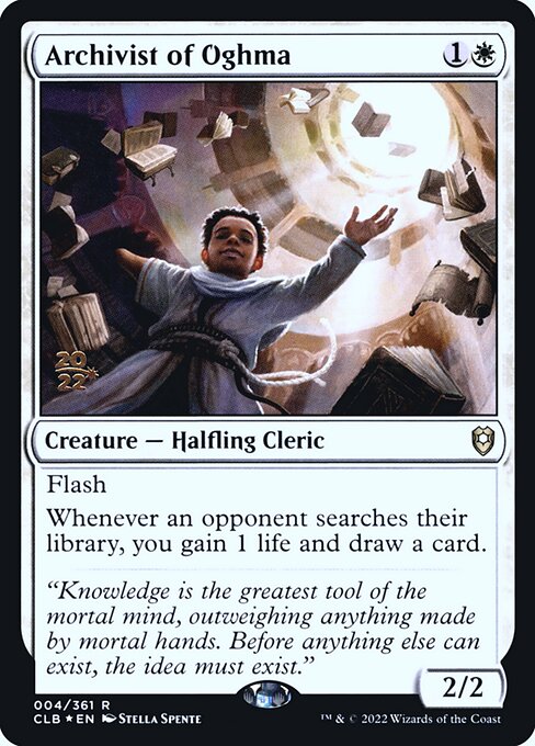 Archivist of Oghma — Battle for Baldur's Gate Promos #4s, art by Stella Spente