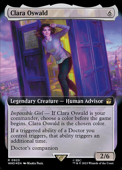 Clara Oswald — Doctor Who #923, art by Marta Nael
