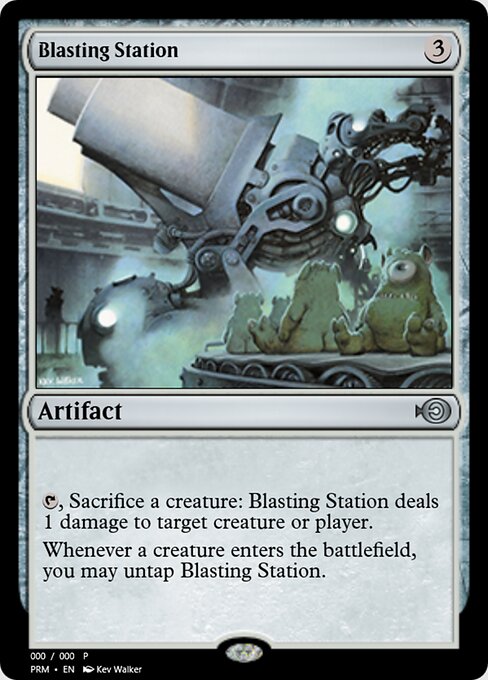 Blasting Station — Magic Online Promos #62473, art by Kev Walker