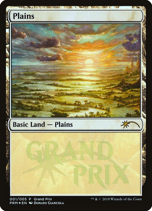 Plains — Grand Prix Promos #2018a, art by Donato Giancola