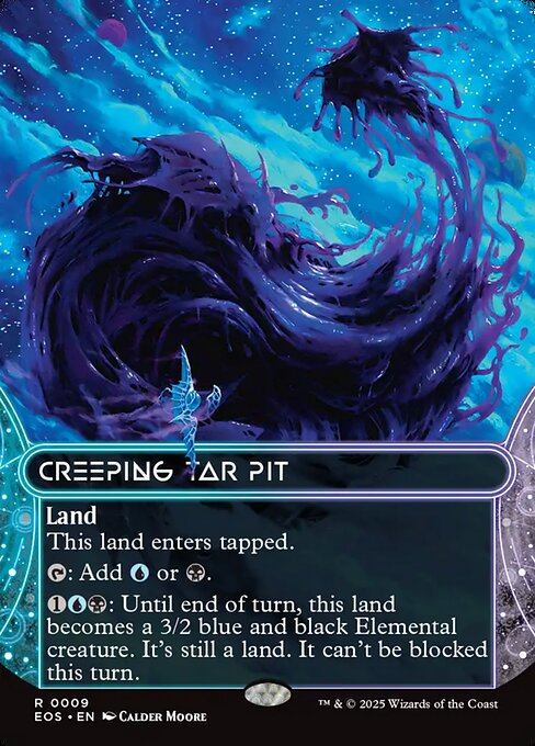Creeping Tar Pit — Edge of Eternities: Stellar Sights #9, art by Calder Moore