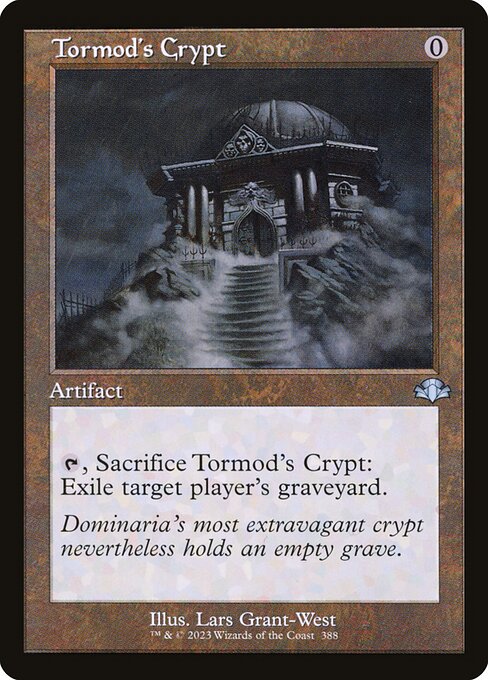 Tormod's Crypt — Dominaria Remastered #388, art by Lars Grant-West