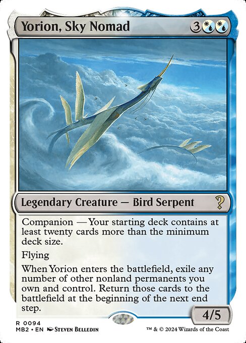 Yorion, Sky Nomad — Mystery Booster 2 #94, art by Steven Belledin