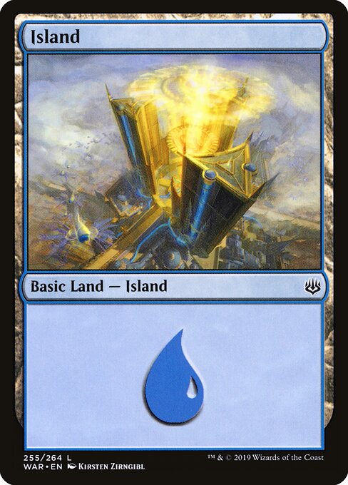 Island — War of the Spark #255, art by Kirsten Zirngibl