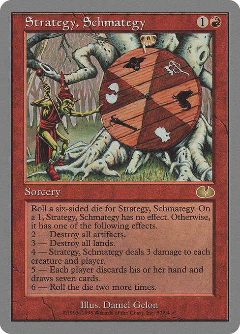 Strategy, Schmategy — Unglued #52, art by Daniel Gelon