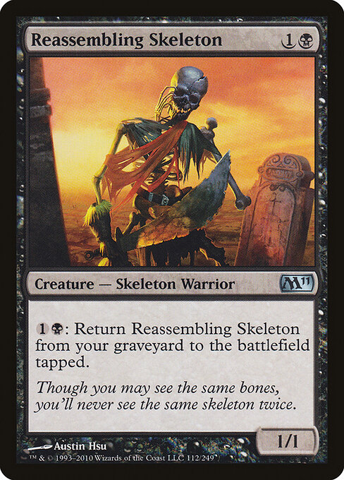 Reassembling Skeleton — Magic 2011 #112, art by Austin Hsu