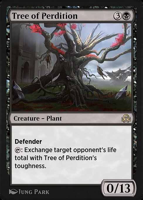 Tree of Perdition — Shadows over Innistrad Remastered #136, art by Jung Park
