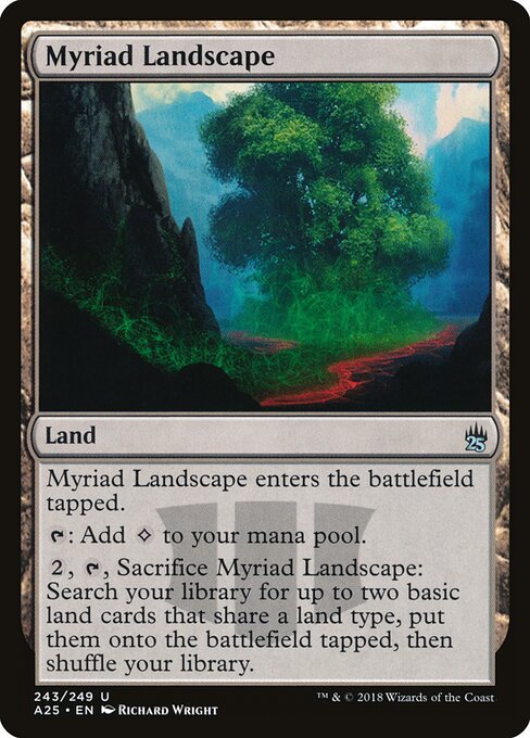 Myriad Landscape — Masters 25 #243, art by Richard Wright